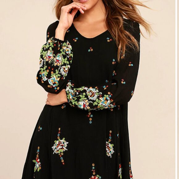 Free People Oxford Embroidered Mini Dress - Picture 9 of 9